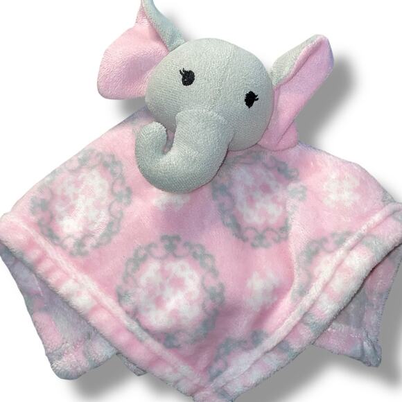 Hudson Baby Lovey Elephant Security Blanket Plush HB Stuffed Shower Nursery 14" - Picture 9 of 9